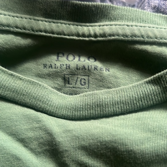 2 Polo Ralph Lauren tee shirts size Large GUC - Picture 2 of 3